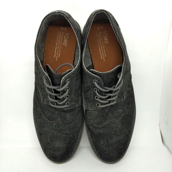 Toms Brouge Casual/Dress Shoes‎ Men's Size 10 Grey - Picture 6 of 9